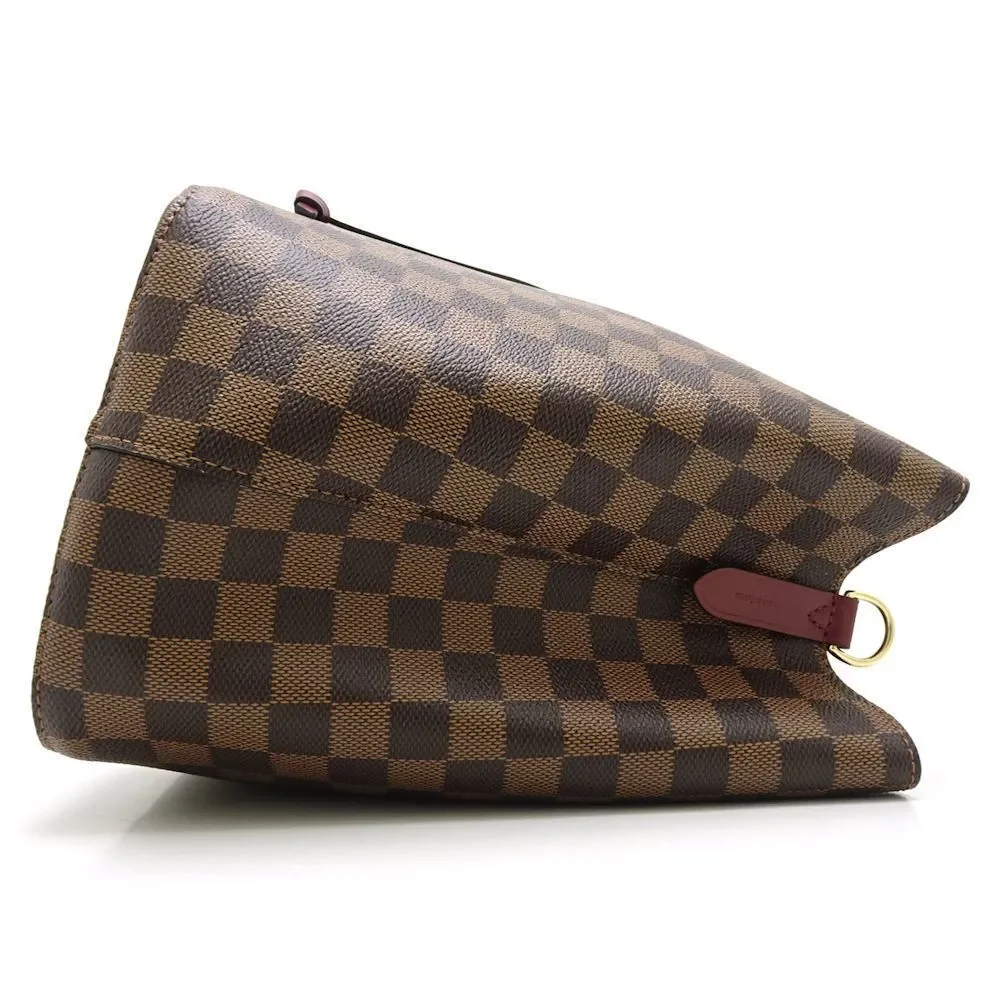 Louis Vuitton Damier NeoNoe Cherry Berry Shoulder Bag Brown